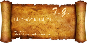Török Gál névjegykártya